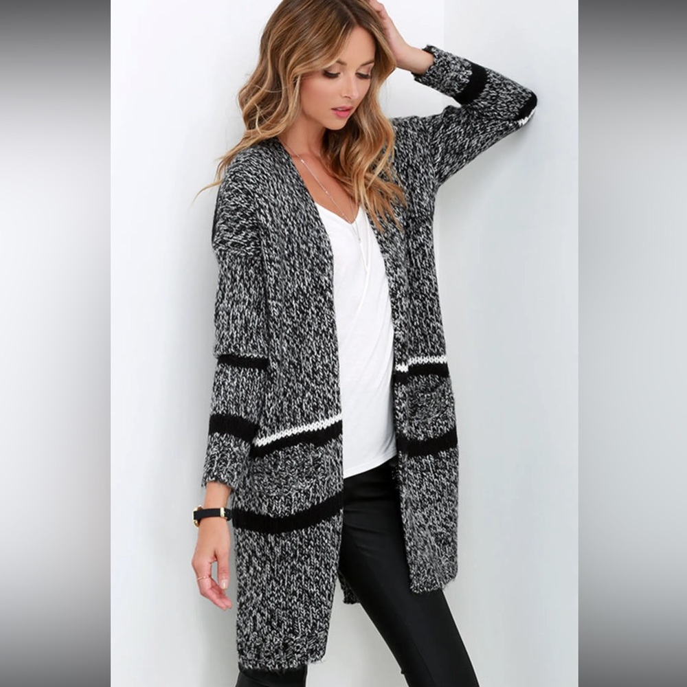 Black & White Cardigan